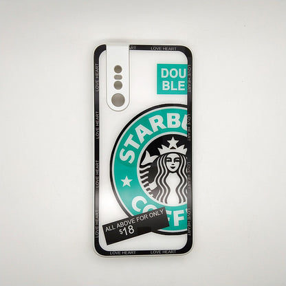 V15 PRO Starbucks Series High Quality Perfect Cover Full Lens Protective Transparent TPU Case For Vivo V15 PRO