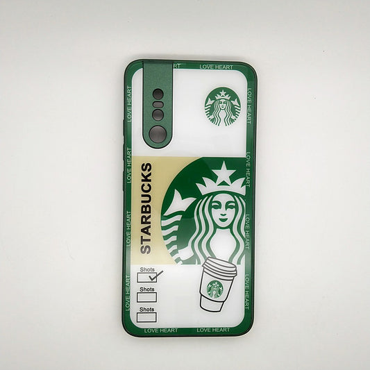 V15 PRO Starbucks Series High Quality Perfect Cover Full Lens Protective Transparent TPU Case For Vivo V15 PRO