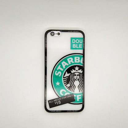 Starbucks Full Camera Lens Protective Hard Shel PC Case For apple iPhone 6 / 6s