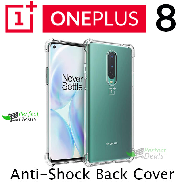 AntiShock Clear Back Cover Soft Silicone TPU Bumper case for Oneplus OnePlus 8