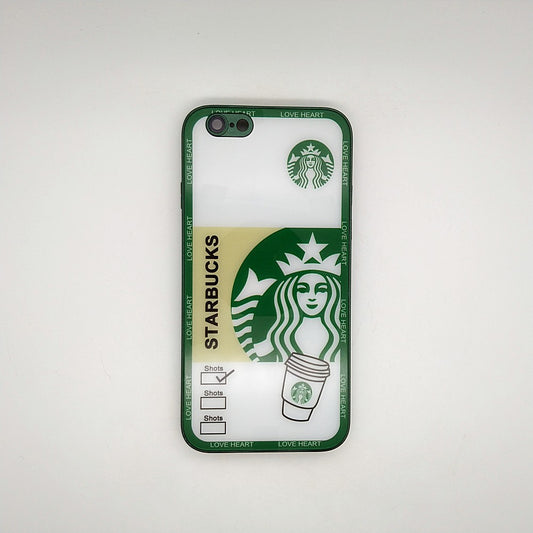 Starbucks Full Camera Lens Protective Hard Shel PC Case For apple iPhone 6 / 6s