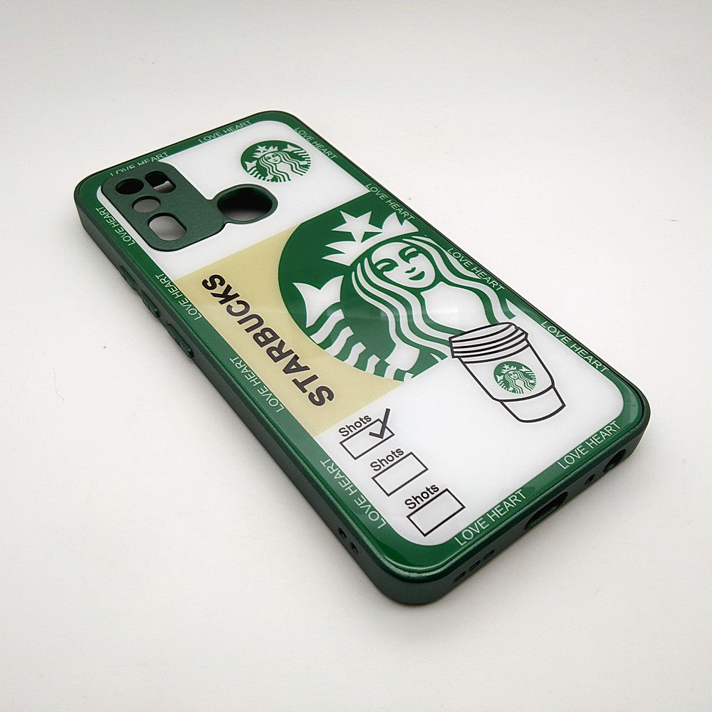 Y50 Starbucks Series High Quality Perfect Cover Full Lens Protective Transparent TPU Case For Vivo Y50