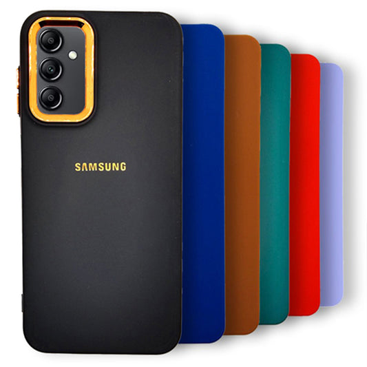 Gold Camera Protection Back Cover for Samsung A14 5G