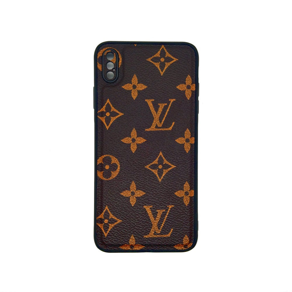 LV Case High Quality Perfect Cover Full Lens Protective Rubber TPU Case For apple iPhone Xs Max