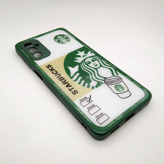 M52 5G Starbucks Series High Quality Perfect Cover Full Lens Protective Transparent TPU Case For Samsung M52 5G