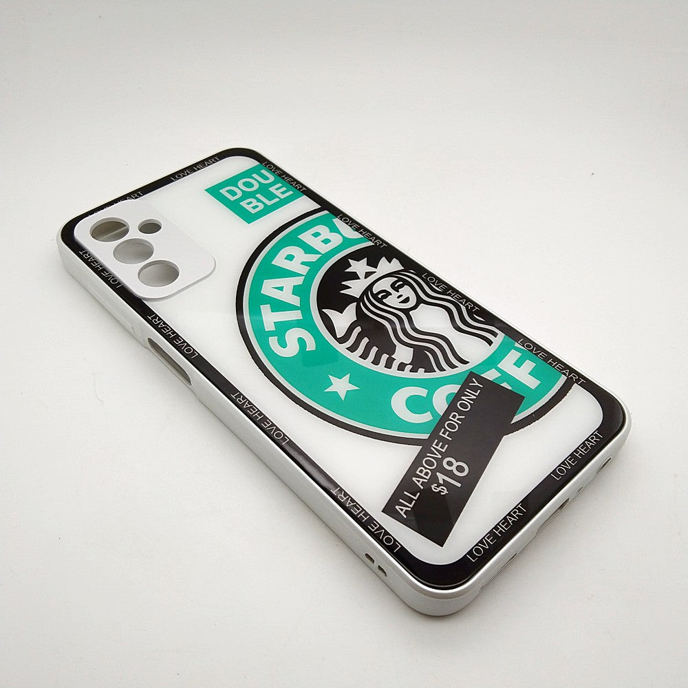 Starbucks Full Camera Lens Protective Hard Shel PC Case For Samsung M13 4G