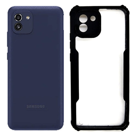 ALY Soft Silicone TPU Bumper Case For Samsung A03