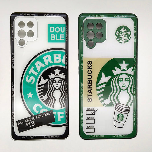 A42 Starbucks Full Camera Lens Protective Hard Shel PC Case For Samsung A42 5G