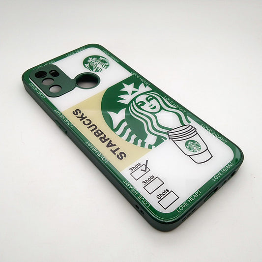 Starbucks Full Camera Lens Protective Hard Shel PC Case For OPPO OPPO A53