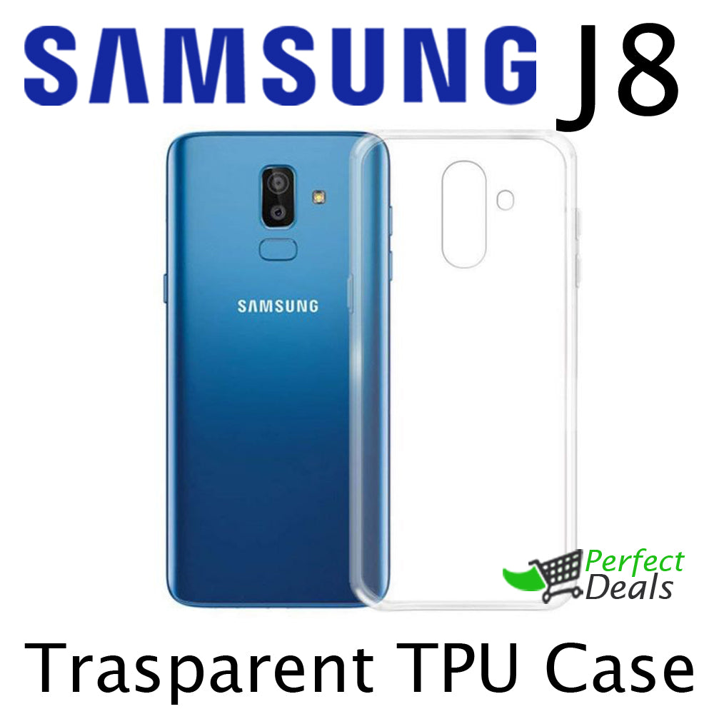 Transparent Clear Slim Case for Samsung J8