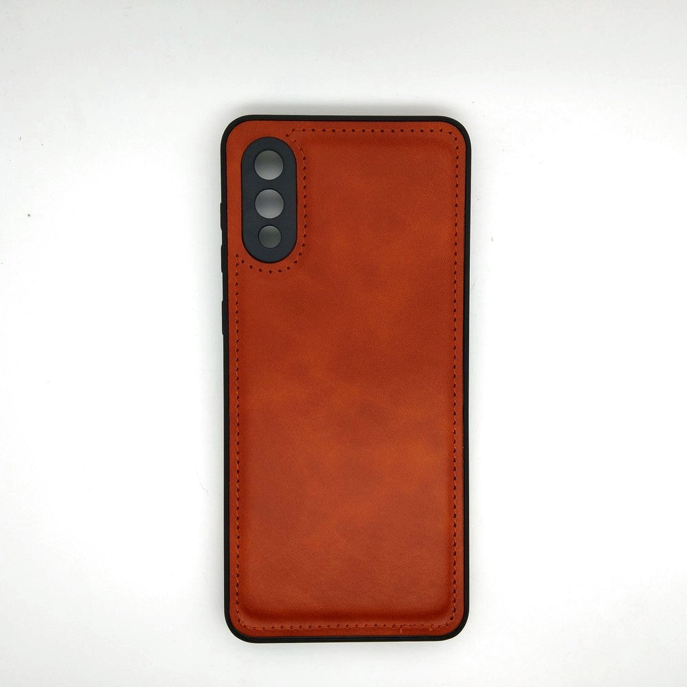 Luxury Leather Case Protection Phone Case Back Cover for Samsung A02