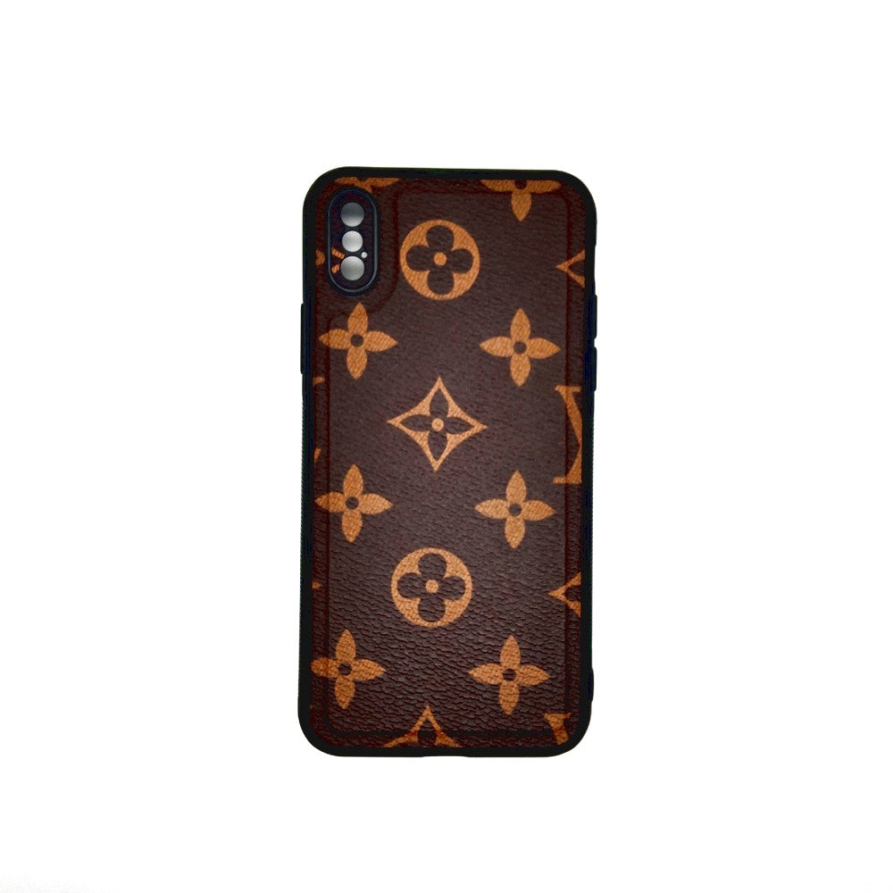 LV Case High Quality Perfect Cover Full Lens Protective Rubber TPU Case For apple iPhone X