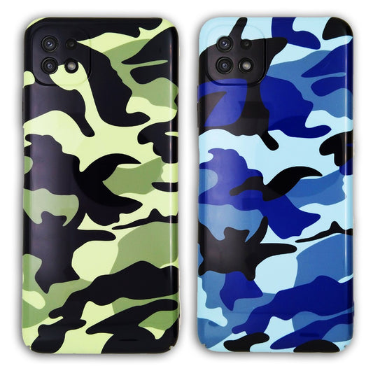 Camo Design PC New Army Design Case for Samsung A22 5G