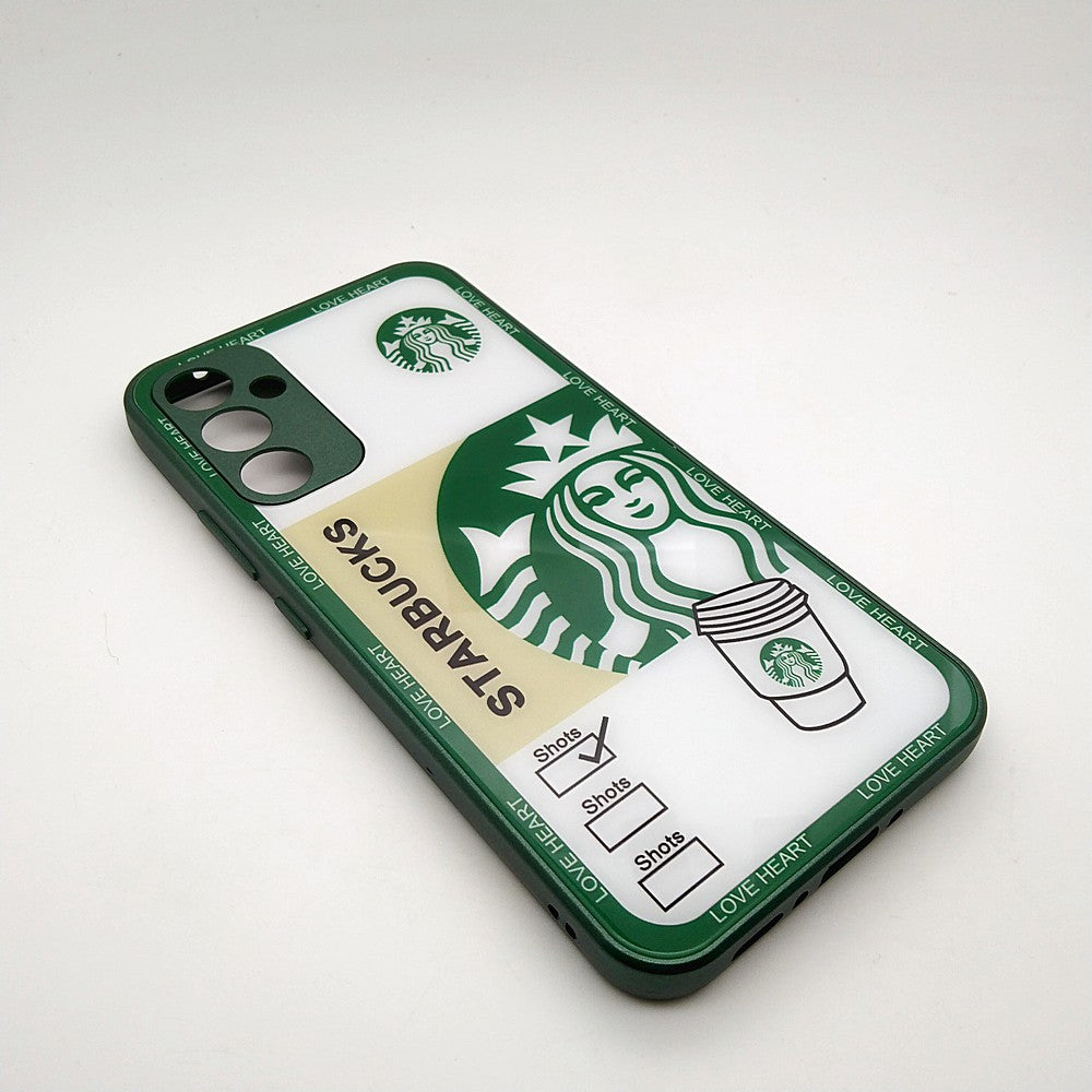 A34 Starbucks Series High Quality Perfect Cover Full Lens Protective Transparent TPU Case For Samsung A34