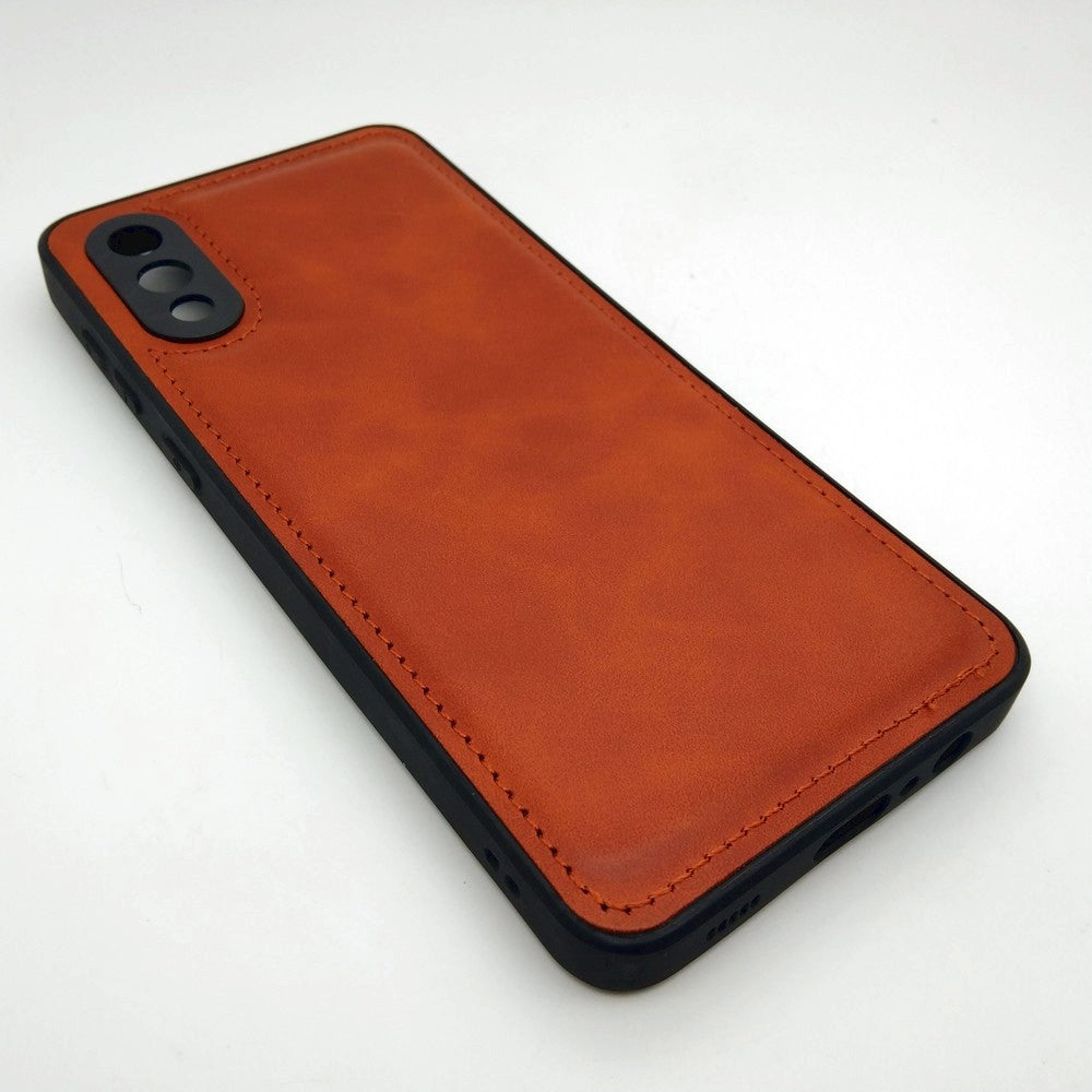 Luxury Leather Case Protection Phone Case Back Cover for Samsung A02