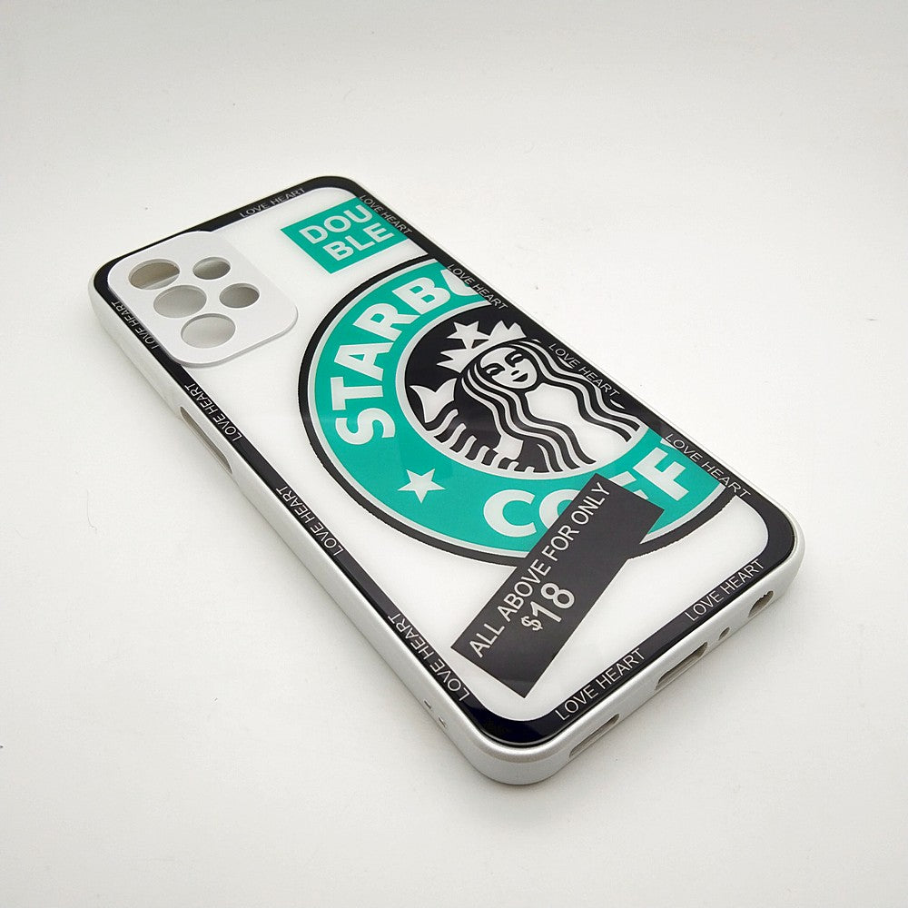 Starbucks Full Camera Lens Protective Hard Shel PC Case For Samsung A23 4G