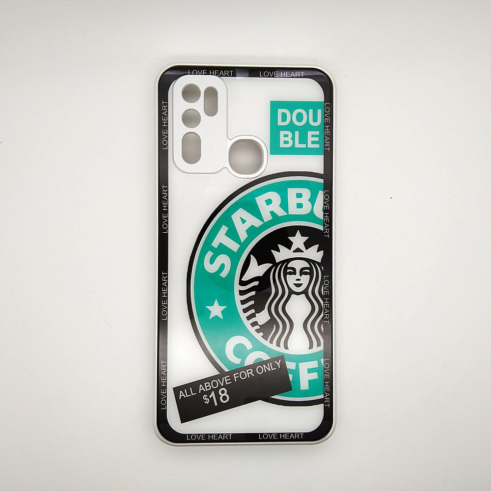 Y50 Starbucks Series High Quality Perfect Cover Full Lens Protective Transparent TPU Case For Vivo Y50