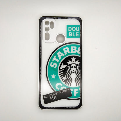 Y50 Starbucks Series High Quality Perfect Cover Full Lens Protective Transparent TPU Case For Vivo Y50