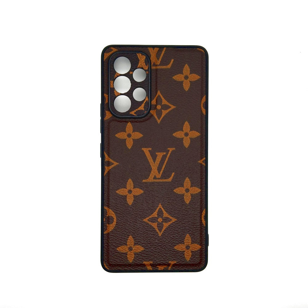 LV Case High Quality Perfect Cover Full Lens Protective Rubber TPU Case For Samsung A53 5G Black