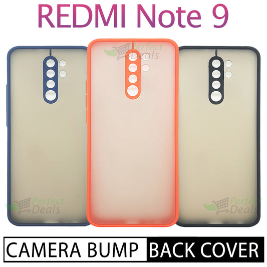 Camera lens Protection Gingle TPU Back cover for Redmi Note 9