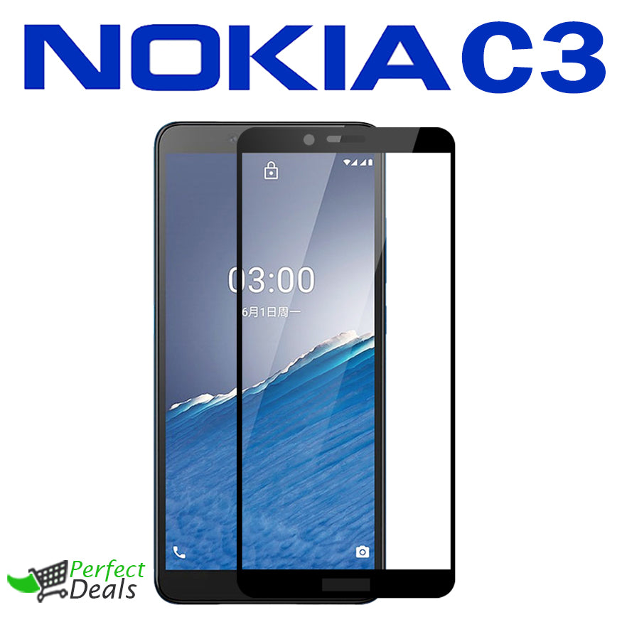 Screen Protector Tempered Glass for Nokia C3