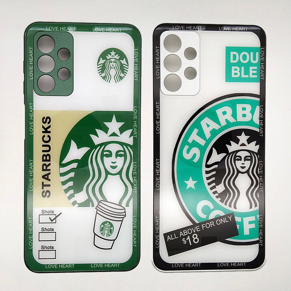 Starbucks Full Camera Lens Protective Hard Shel PC Case For Samsung A32 5G