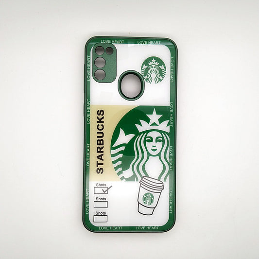 M21 Starbucks Series High Quality Perfect Cover Full Lens Protective Transparent TPU Case For Samsung M21