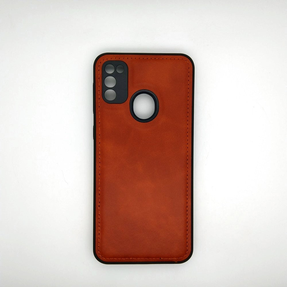 Luxury Leather Case Protection Phone Case Back Cover for Samsung M21 / M30s