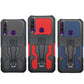 iCrystal Hybrid Anti Shock Case with Holder and Stand for Huawei Y6p