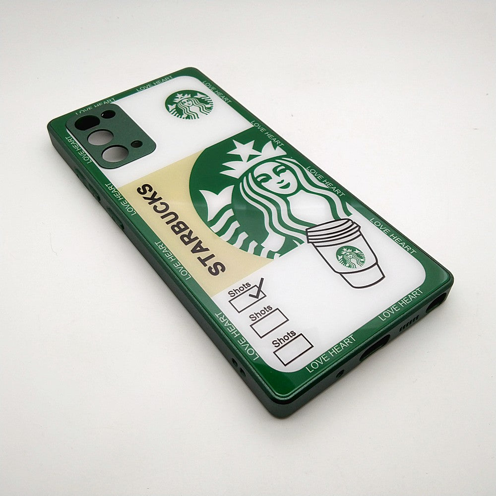 Note 20 Starbucks Series High Quality Perfect Cover Full Lens Protective Transparent TPU Case For Samsung Note 20