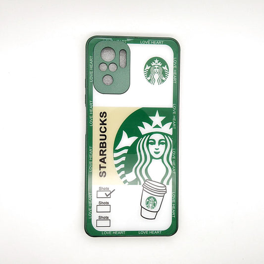 Starbucks Full Camera Lens Protective Hard Shel PC Case For Redmi REDMI NOTE 10s