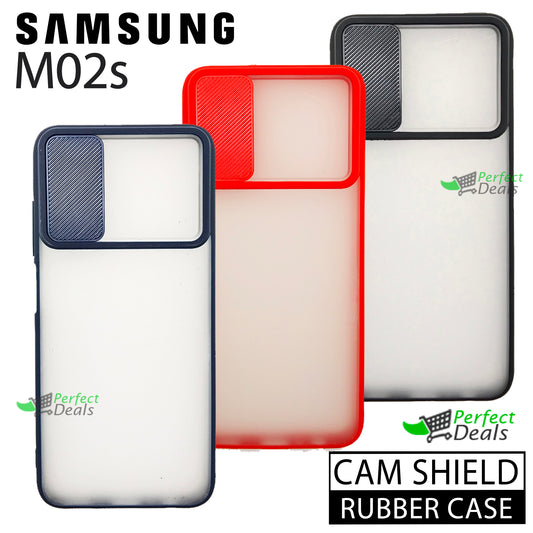 Camera Protection Slide PC+TPU case for Samsung M02s