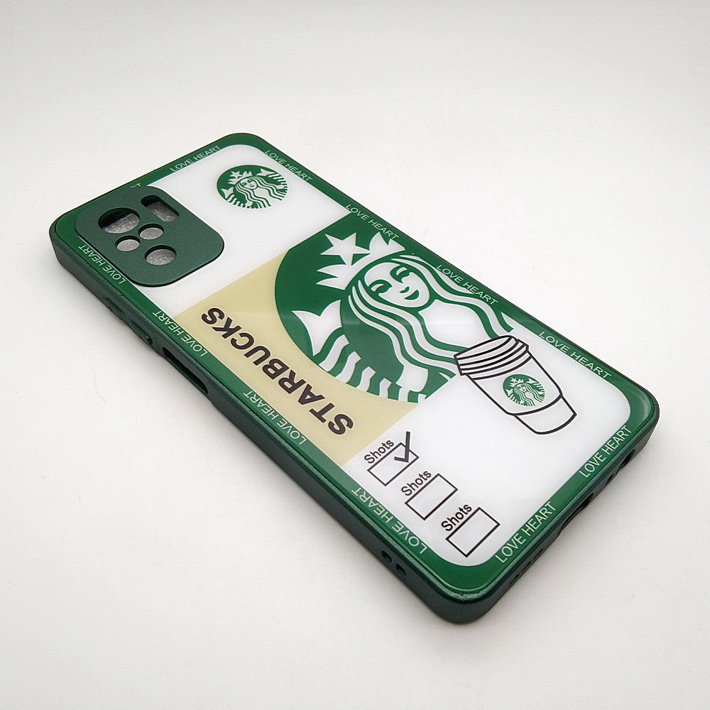 Starbucks Full Camera Lens Protective Hard Shel PC Case For Redmi REDMI NOTE 10s