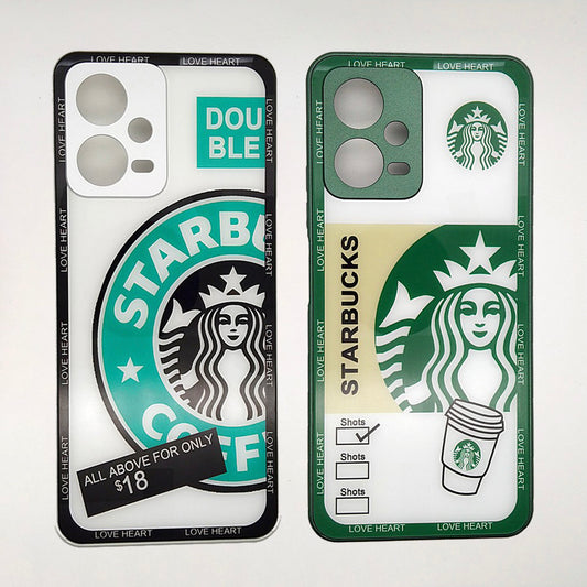 Starbucks Full Camera Lens Protective Hard Shel PC Case For Redmi REDMI NOTE 12