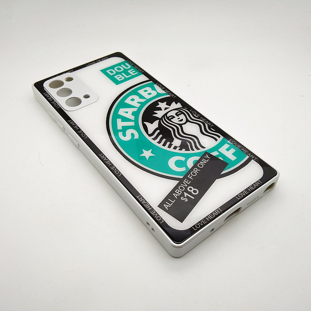 Note 20 Starbucks Series High Quality Perfect Cover Full Lens Protective Transparent TPU Case For Samsung Note 20