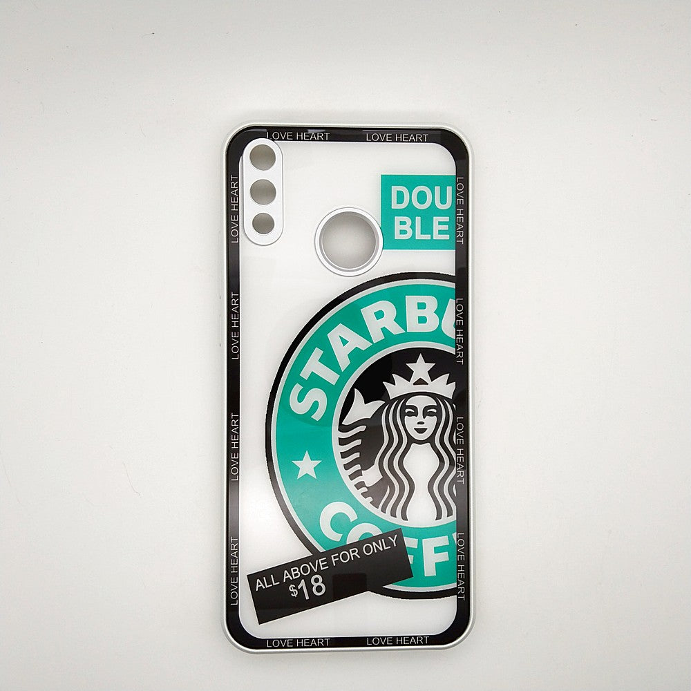 Starbucks Full Camera Lens Protective Hard Shel PC Case For Huawei Y9 2019