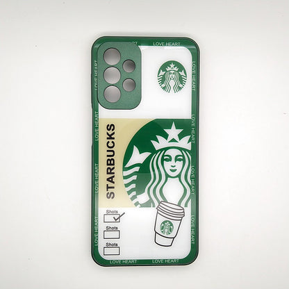 Starbucks Full Camera Lens Protective Hard Shel PC Case For Samsung A23 4G