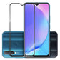Combo Pack of Tempered Glass Screen Protector, Carbon Fiber Back Sticker, Camera lens Clear Glass Bundel for Vivo Y12
