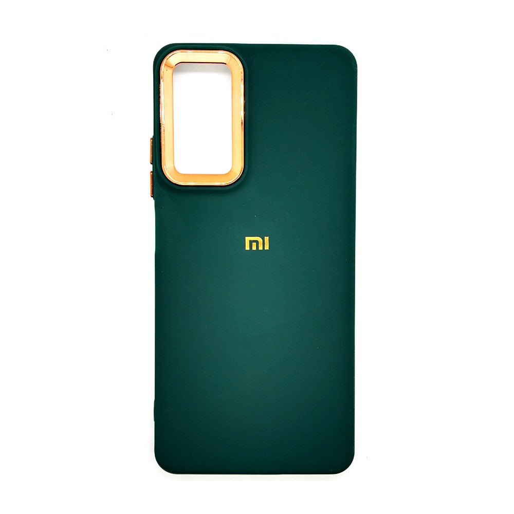 Gold Camera Protection Back Cover for Redmi Note 11 Pro