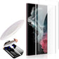 Pack of UV Glue Full Screen Protector Tempered Glass + Carbon Back Sticker and Camera Lens Protection for Samsung S23 Ultra