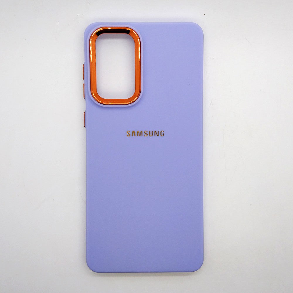 Gold Camera Protection Back Cover for Samsung A73 5G