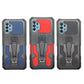 iCrystal Hybrid Anti Shock Case with Holder and Stand for Samsung A32 4G