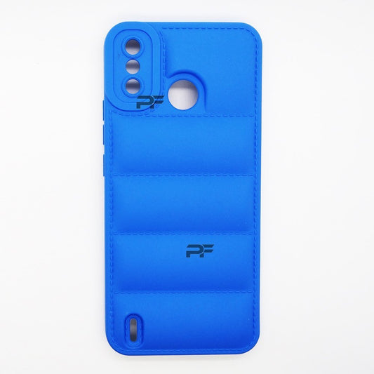 Puffer Case Jacket Cushion Back Cover for TECNO SPARK 6 GO