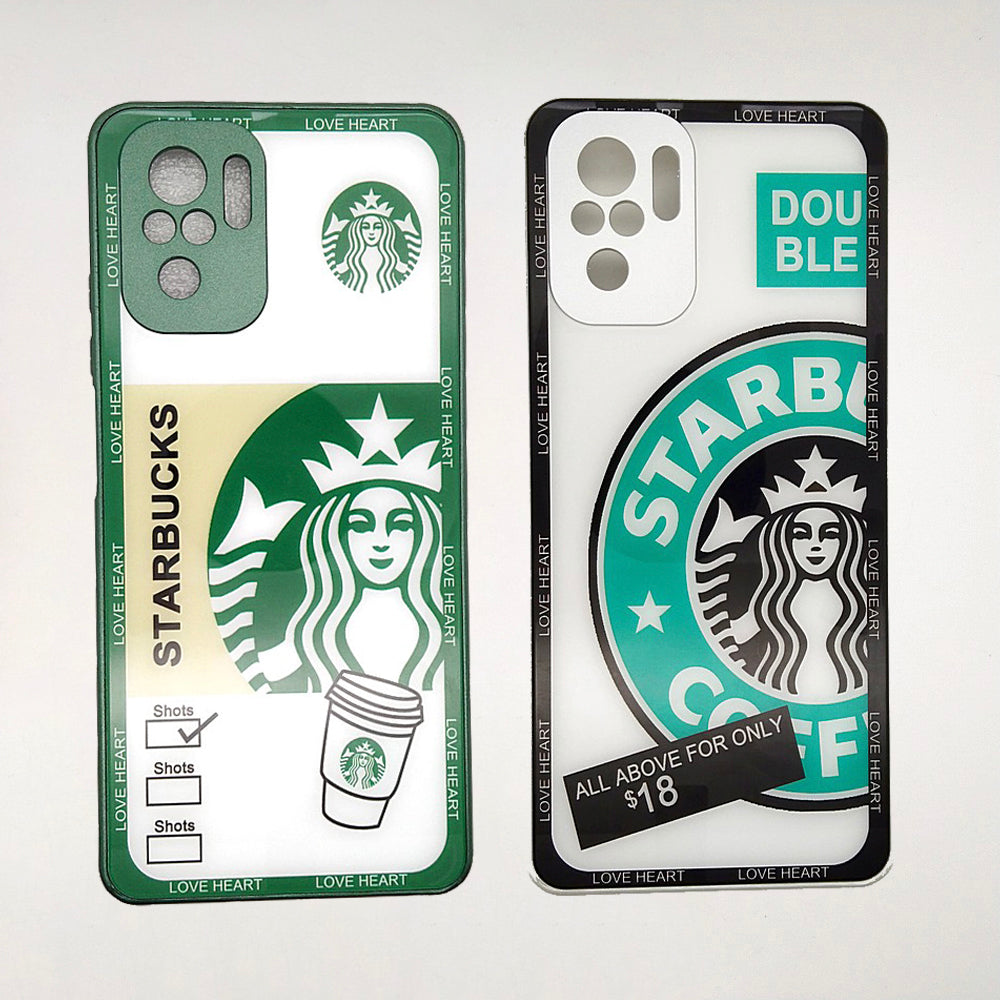 Starbucks Full Camera Lens Protective Hard Shel PC Case For Redmi REDMI NOTE 10s