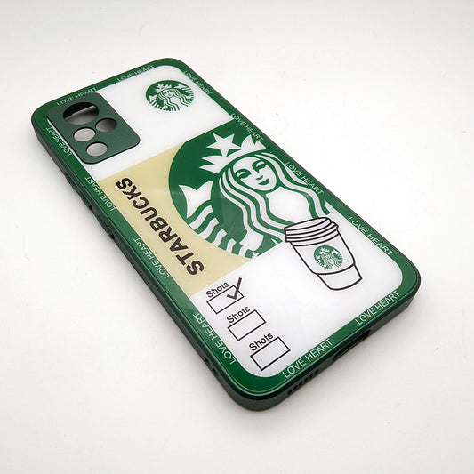 V21 Starbucks Series High Quality Perfect Cover Full Lens Protective Transparent TPU Case For Vivo V21