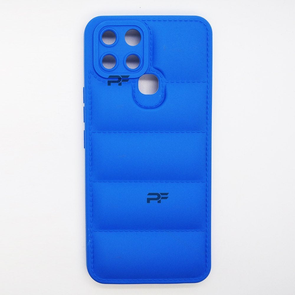 Puffer Case Jacket Cushion Back Cover for infinix SMART 6