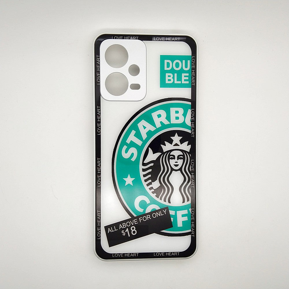 Starbucks Full Camera Lens Protective Hard Shel PC Case For Redmi REDMI NOTE 12