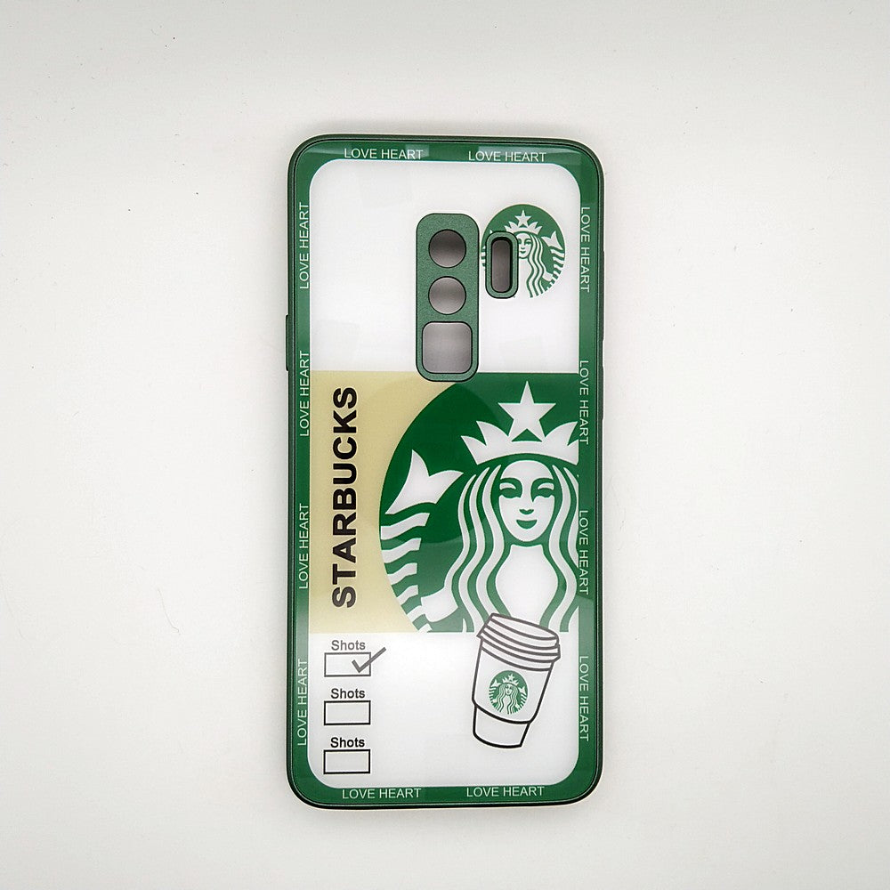 S9 PLUS Starbucks Series High Quality Perfect Cover Full Lens Protective Transparent TPU Case For Samsung S9 PLUS