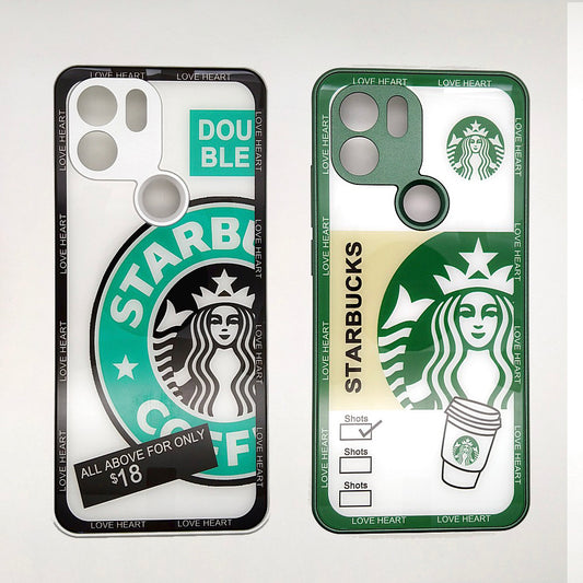 Starbucks Full Camera Lens Protective Hard Shel PC Case For Redmi Redmi A1 Plus