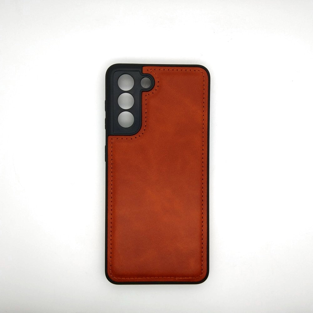 Luxury Leather Case Protection Phone Case Back Cover for Samsung S21